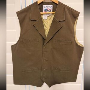 Schaefer Men's Brown Ranger Vest Size XL
